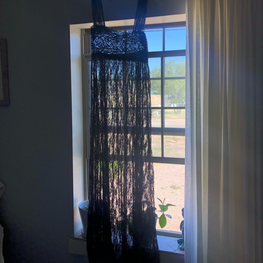 Intimitely Free People black lace slip